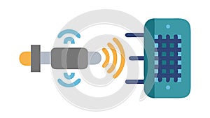 Satellite Communication Device: Global Connectivity Technology, vector design Generative AI