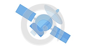 Satellite Communication Dish for Global Network Connectivity, vector design Generative AI