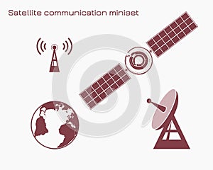 Satellite communication miniset