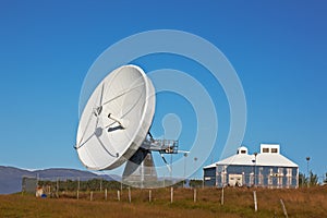 Satellite communications dish