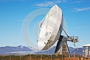 Satellite communications dish
