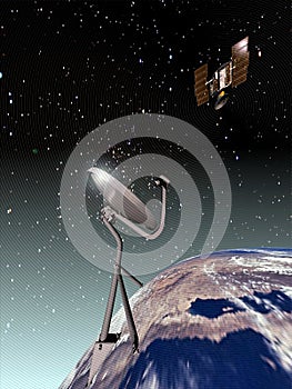 Satellite connection