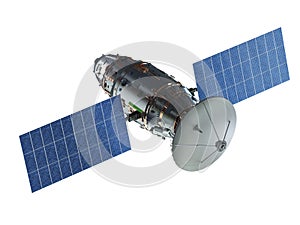 Satellite dish with antenna
