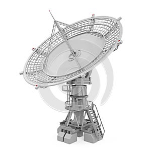 Satellite Dish Antenna Isolated