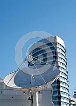 Satellite Dish in the City