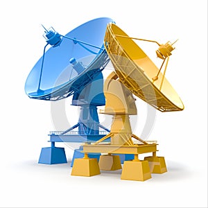 Satellite dish. Communiation.