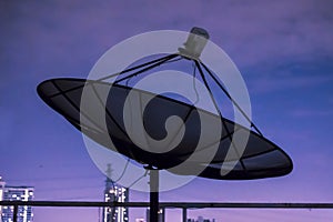 Satellite dish is a device used to communicate. And used in satellite Television