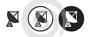 Satellite dish Safe Icon . web icon set . icons collection. Simple illustration.