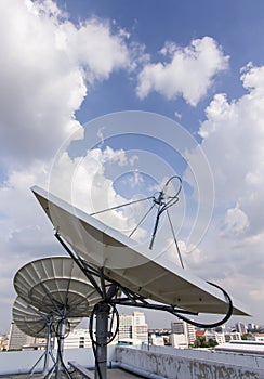 Satellite Dish for Telecommunications