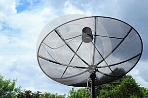 Satellite dish and TV antennas communication technology
