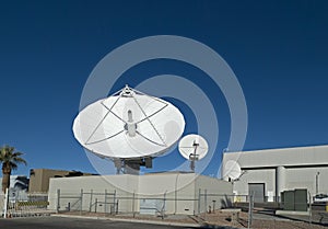 Satellite dishes photo