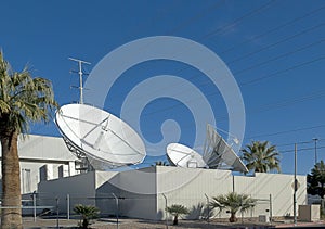 Satellite dishes photo