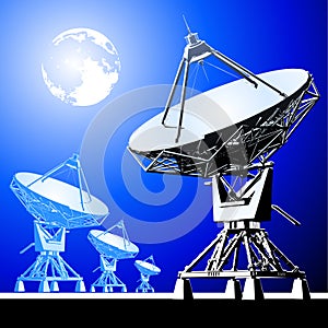Satellite dishes antena