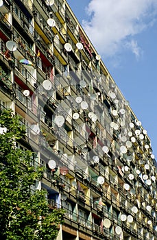 Satellite dishes in Berlin