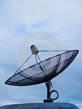 Satellite dishes communication technology network