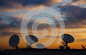 Satellite Dishes on Roof 2