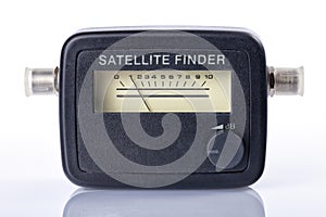 A satellite finder isolated on white