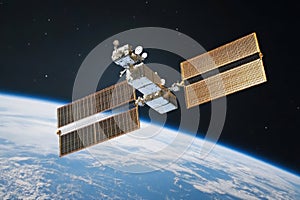 Satellite Orbiting Earth