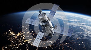 Satellite Orbiting Earth