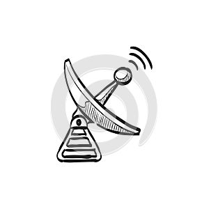 Sketch icon - Satellite receiver