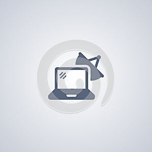 Satellite, satellite, vector best flat icon photo