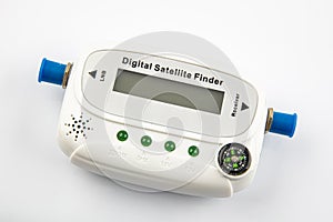 Satellite signal finder isolated on white background