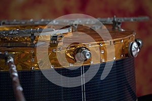 Satellite solar panel detail