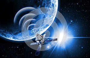 Satellite in space