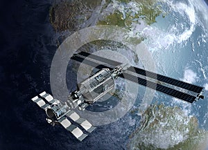 Satellite, spacelab or spacecraft design for sci-f