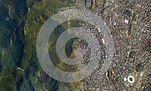 Satellite top view texture over Brasil