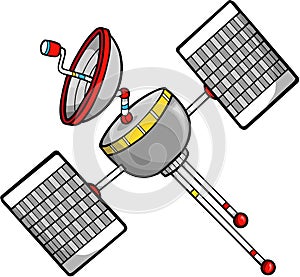 Satellite Vector Illustration photo