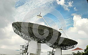 Satellites broadcast