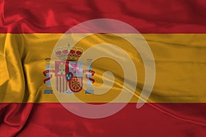 Satin Spain flag