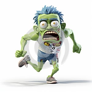 Satirical 3d Zombie Runner: A Caricatured Adventure