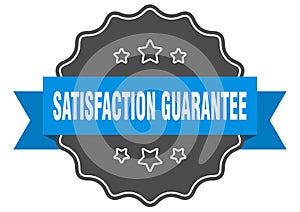 satisfaction guarantee label