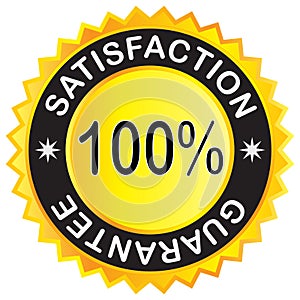 Satisfaction guarantee label