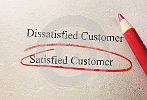 Satisfied Customer survey