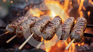 Satisfy your cravings with these sizzling sausage breakfast pops grilled over an open fire for extra flavor and charm photo
