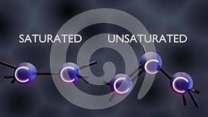 Saturated and unsaturated fatty acids, triglyceride, fat. nutrition