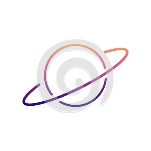 saturn nolan icon. Simple thin line, outline vector of Scientifics study icons for ui and ux, website or mobile application