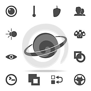 Saturn planet icon. web icons universal set for web and mobile