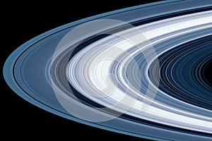 Saturn planet rings, background texture. Elements of this image were furnished by NASA