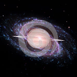 Saturn - planet of the Solar system. Elements of this image furnished by NASA