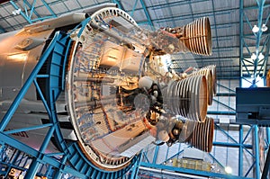Saturn V Rocket Engines, Cape Canaveral, Florida