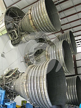 Saturn V rocket engines