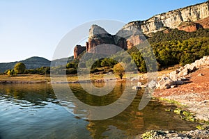Sau reservoir. Catalonia, Spain