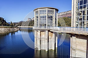 Sau Reservoir detail in Barcelona Spain