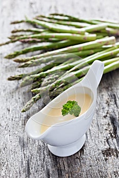 Sauce hollandaise and as