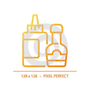 Sauce pixel perfect gradient linear vector icon