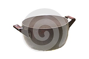 saucepan isolated on white background